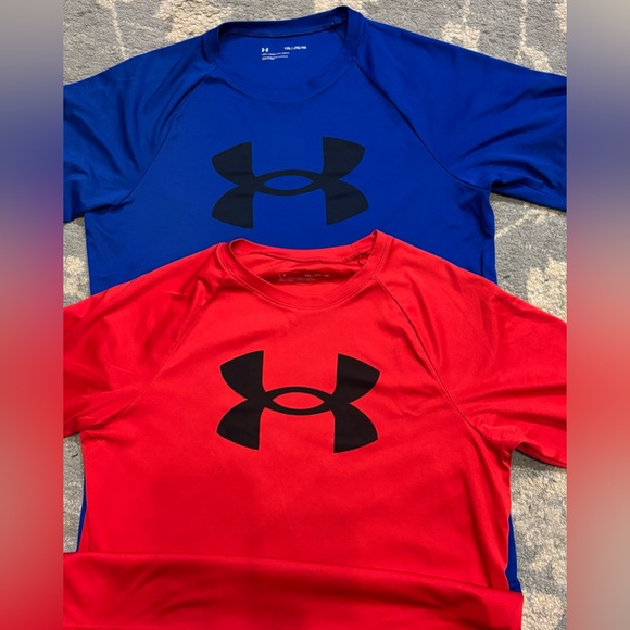 Boys under Armour Dri-Fit Size- YXL
RED AND ROYAL BLUE- EUC $15 for both - Picture 9 of 9